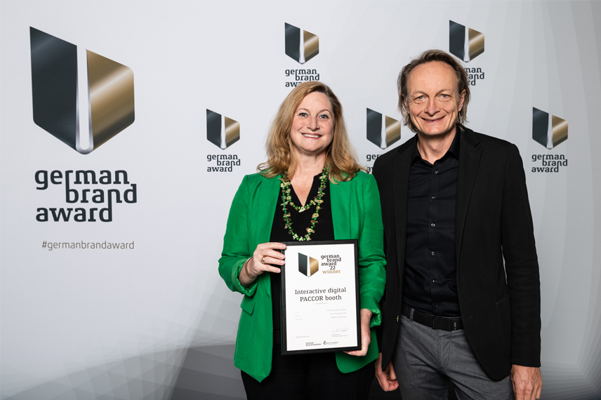 PACCOR’S INTERACTIVE DIGITAL FAIR BOOTH WINS TWICE AT THE GERMAN BRAND AWARD 2022